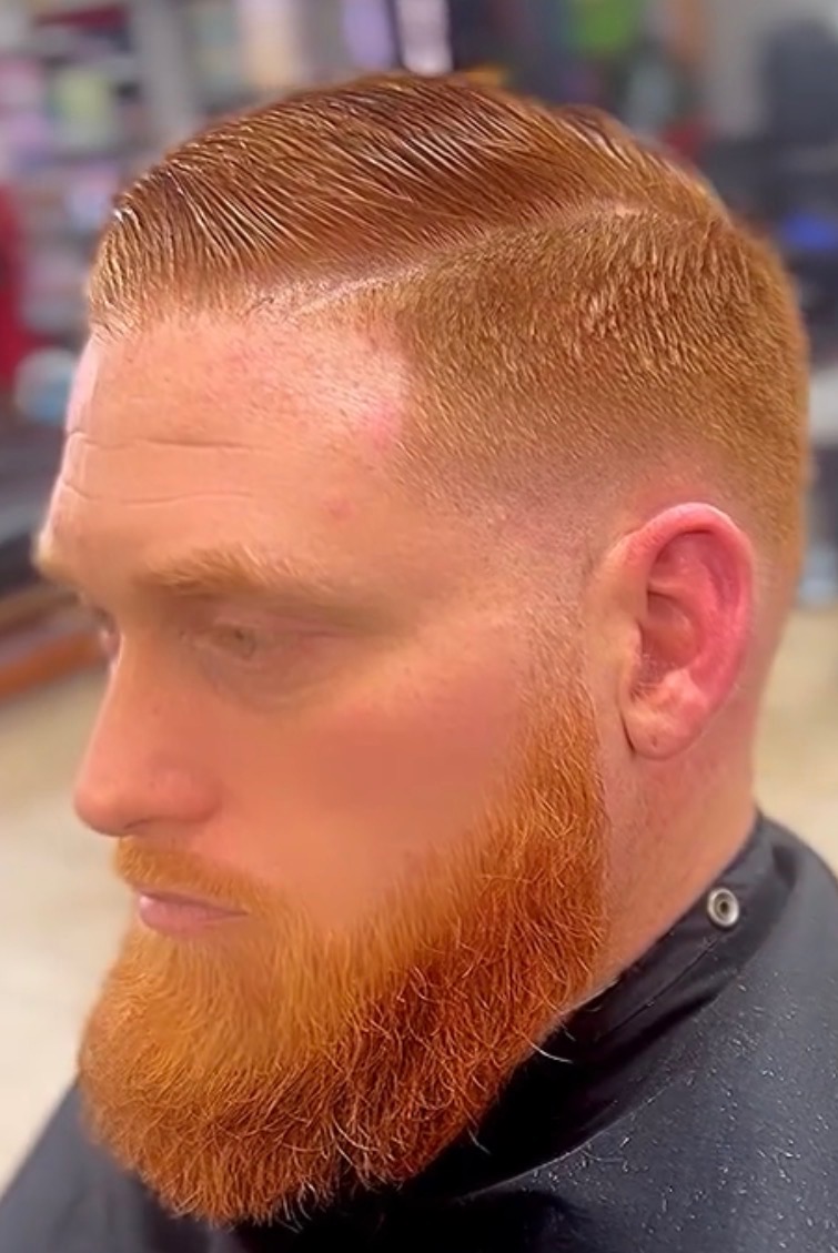 Cut'n It Close — Skin Fade + Full Beard